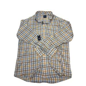 NWT! Large Johnnie-O Callum Performance Long Sleeve Button Down Maliblu Colorway